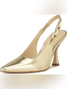 Nine West Womens Gold Veroni NEW